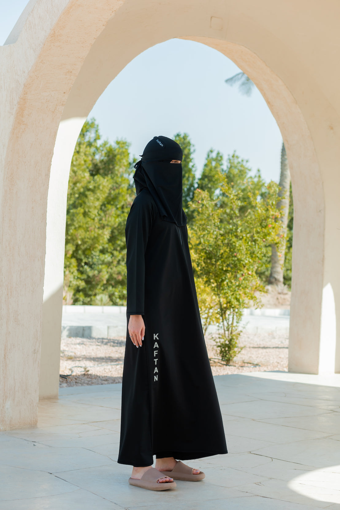 The Black Niqab Burkini FULL SET Kaftanegypt The Black Niqab Burkini FULL SET Kaftanegypt