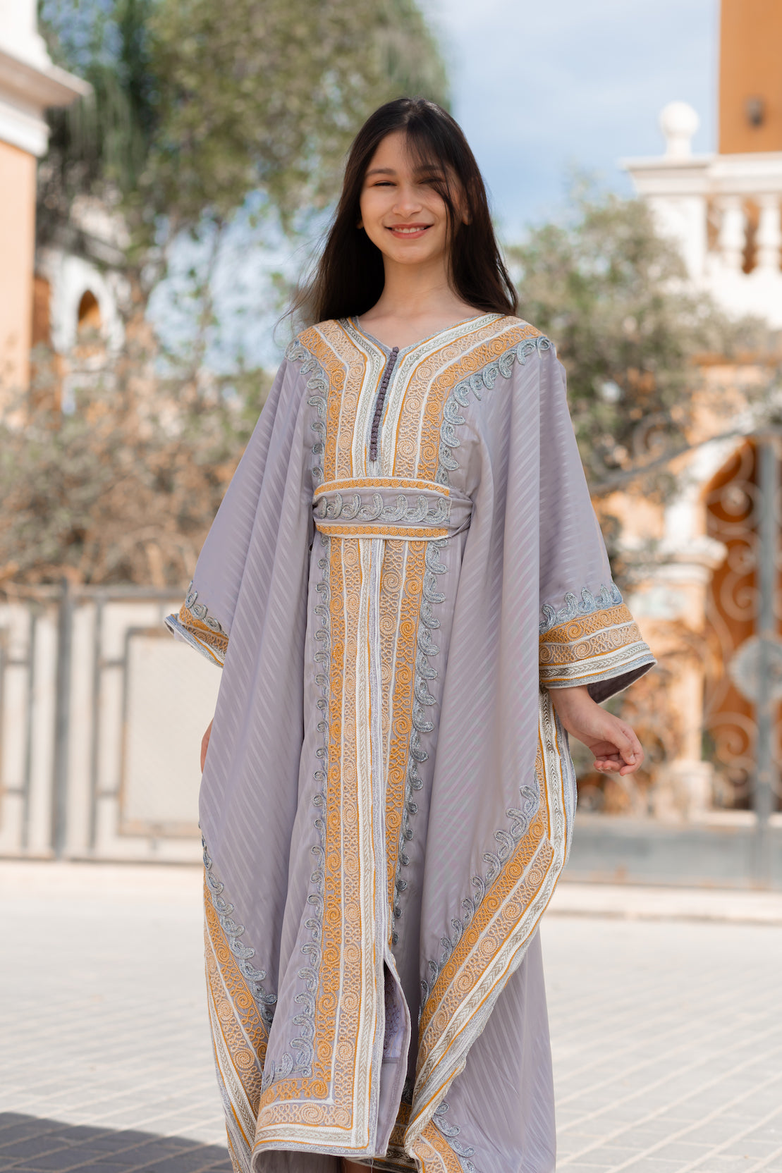 قفطان مراكش الأبيض