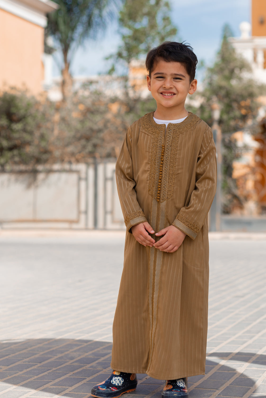 قفطان مراكش الأبيض