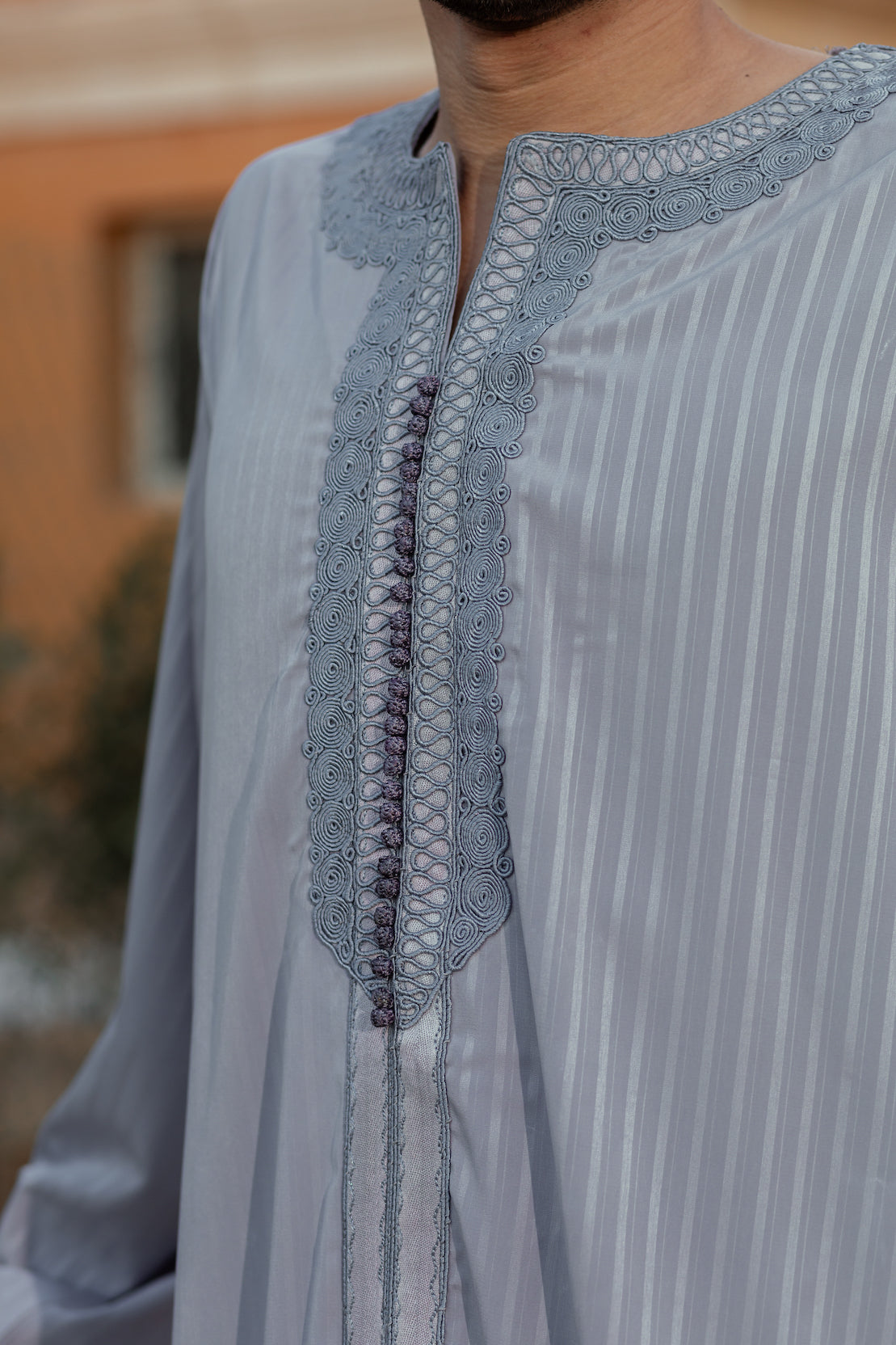 Grey Marrakech Gelbab For Him