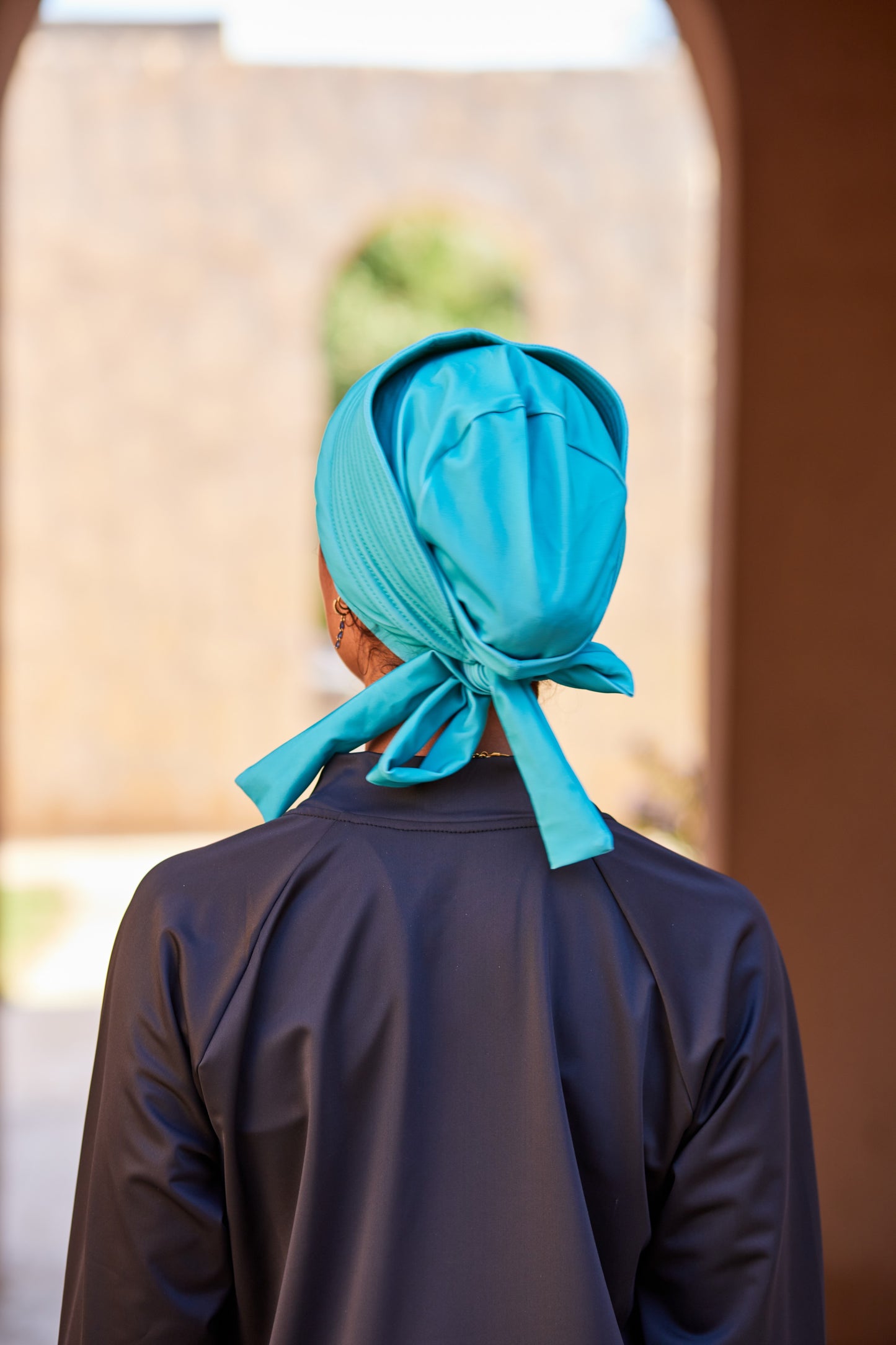 Turquoise Swimming Turban