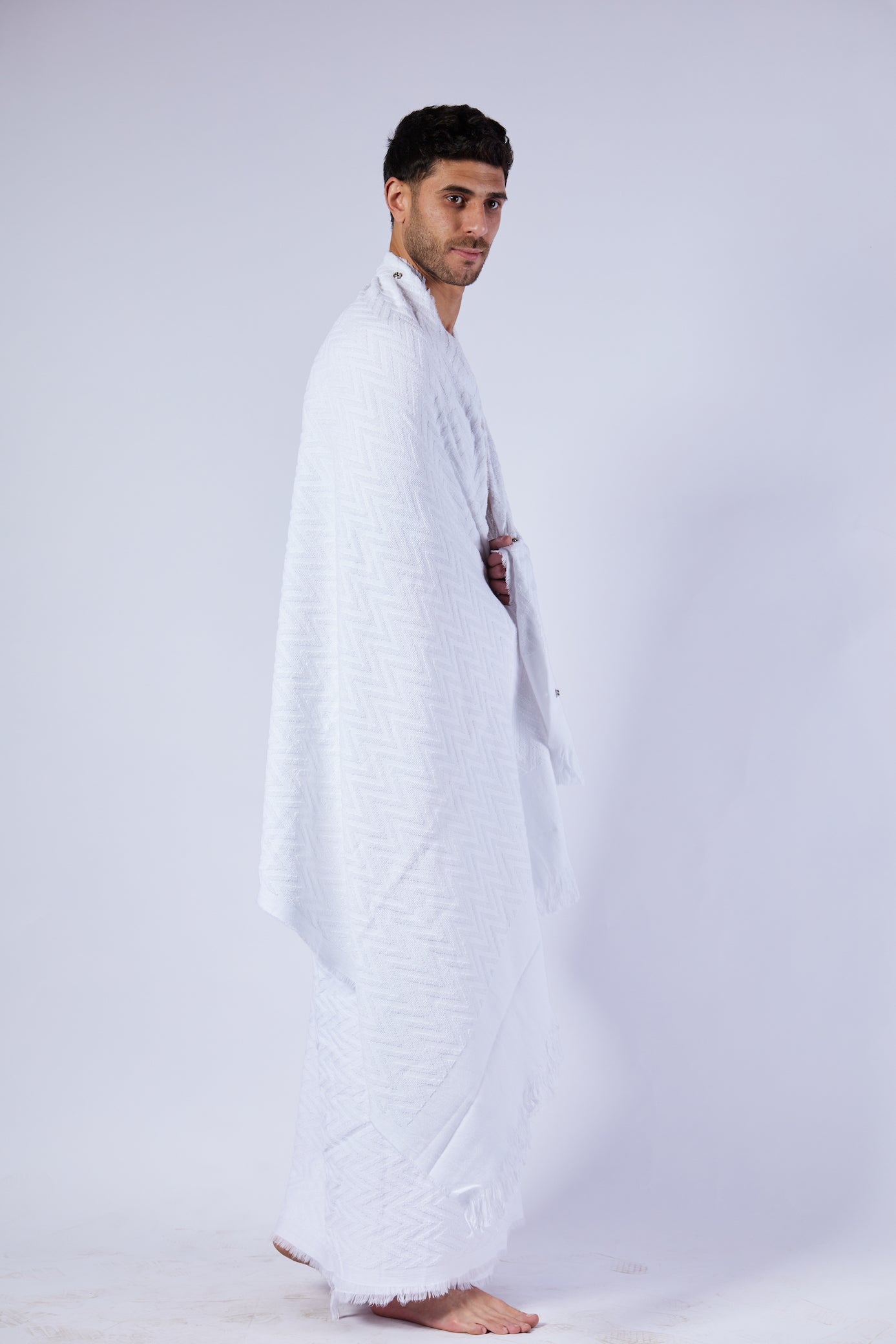 Zig-Zag Ihram Set (With Plungers)