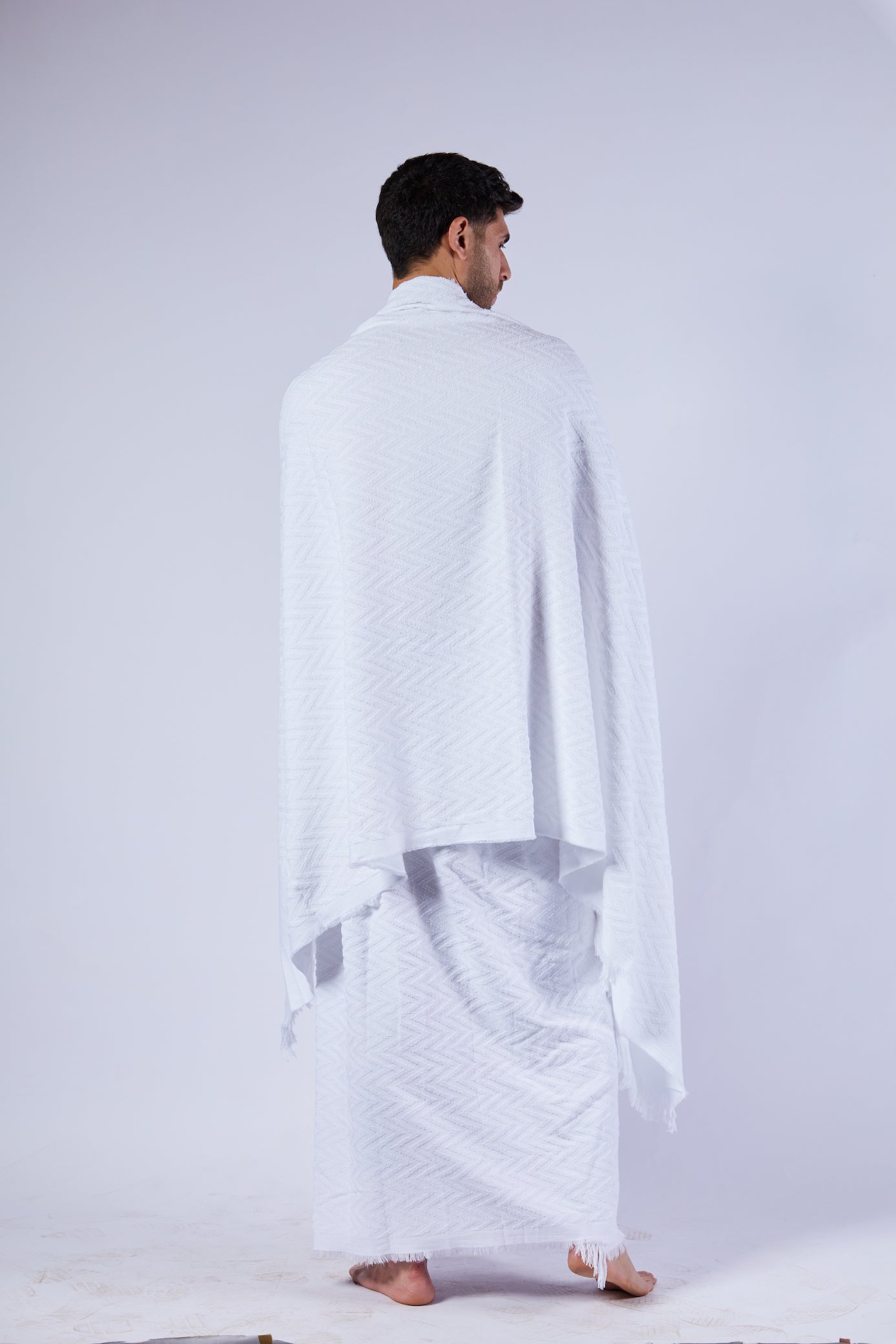 Zig-Zag Ihram Set (With Plungers)