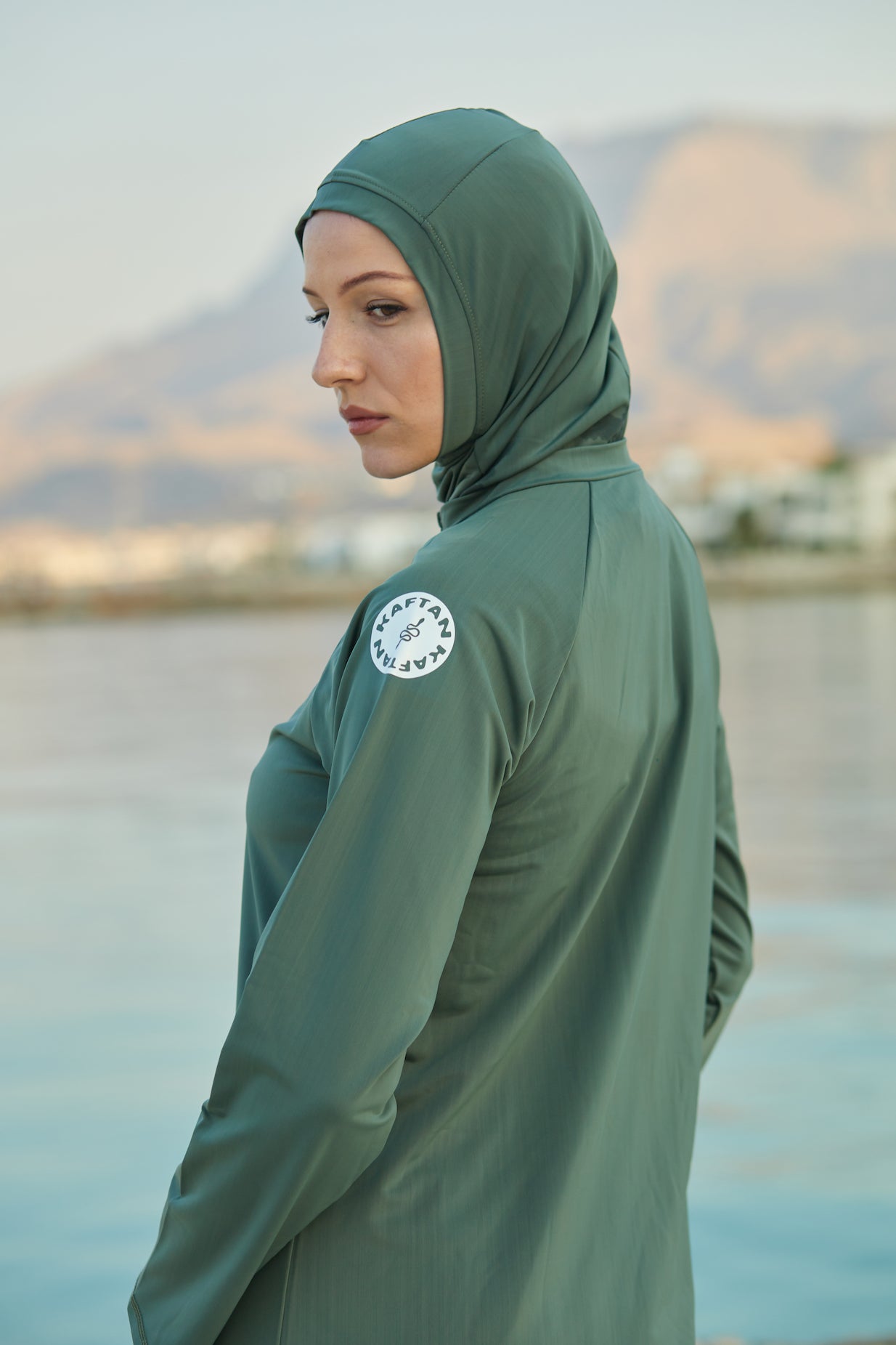 Olive Swimming Hijab