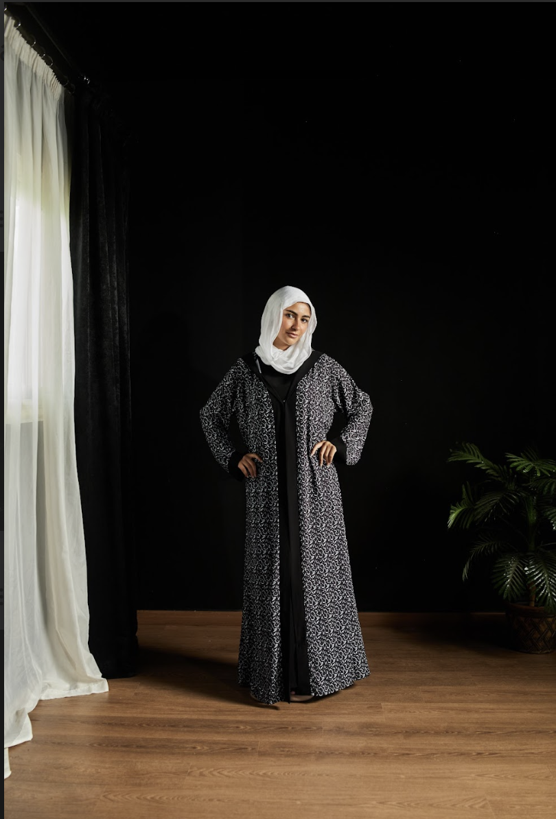 The Timeless Grace Abaya and Scarf
