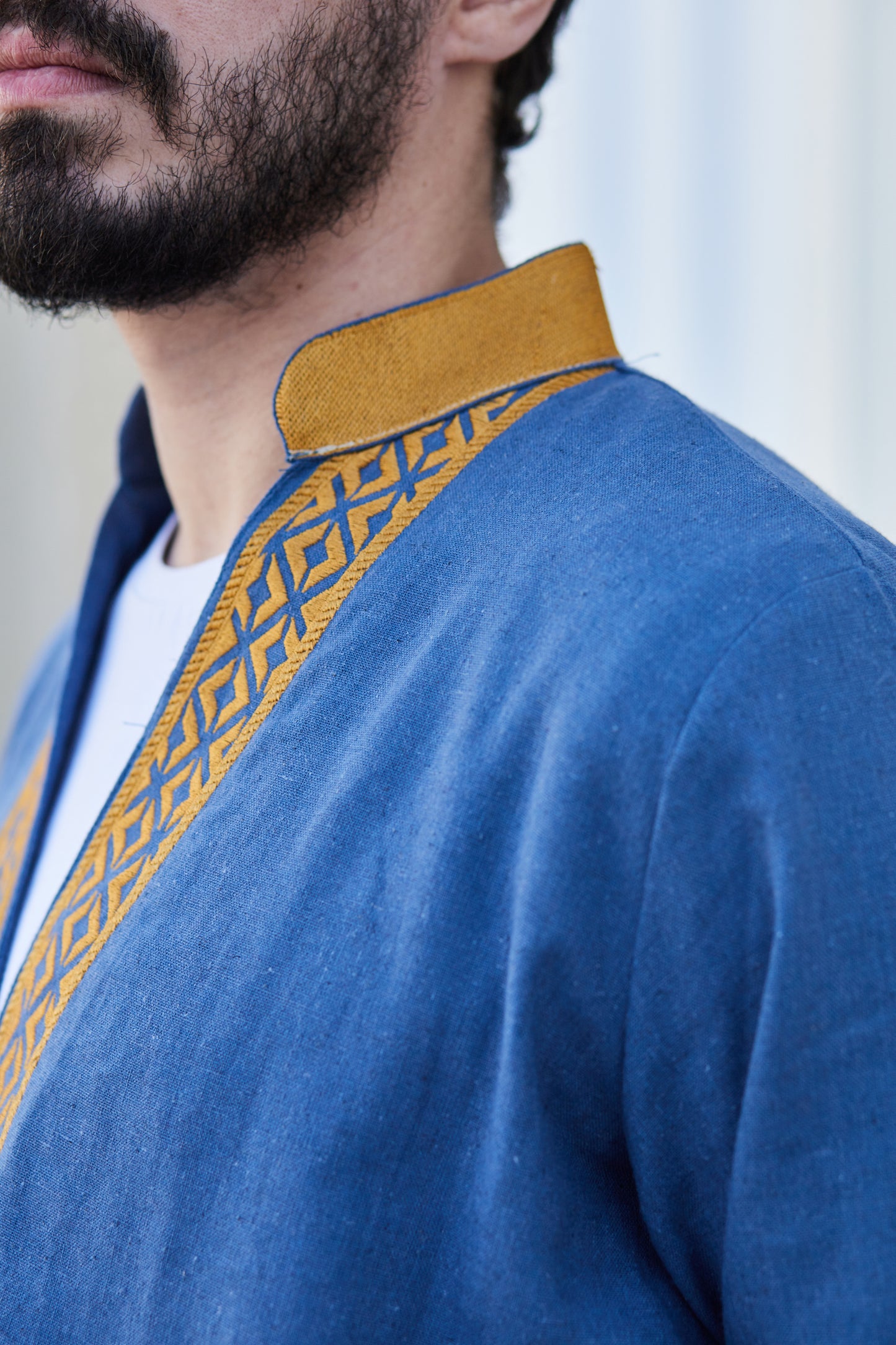 Blue&Gold Gelbab For Him