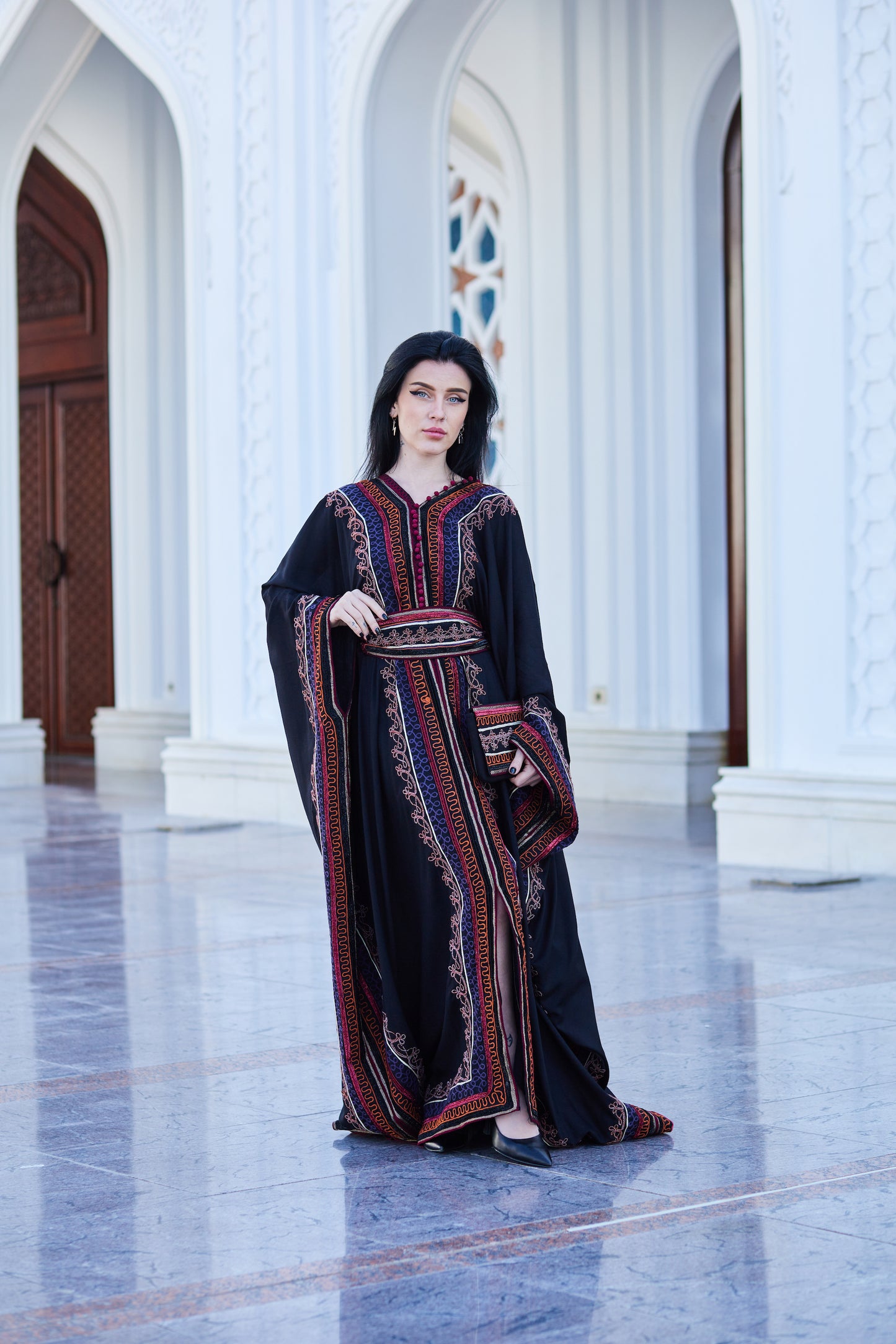 Black Marrakech Kaftan