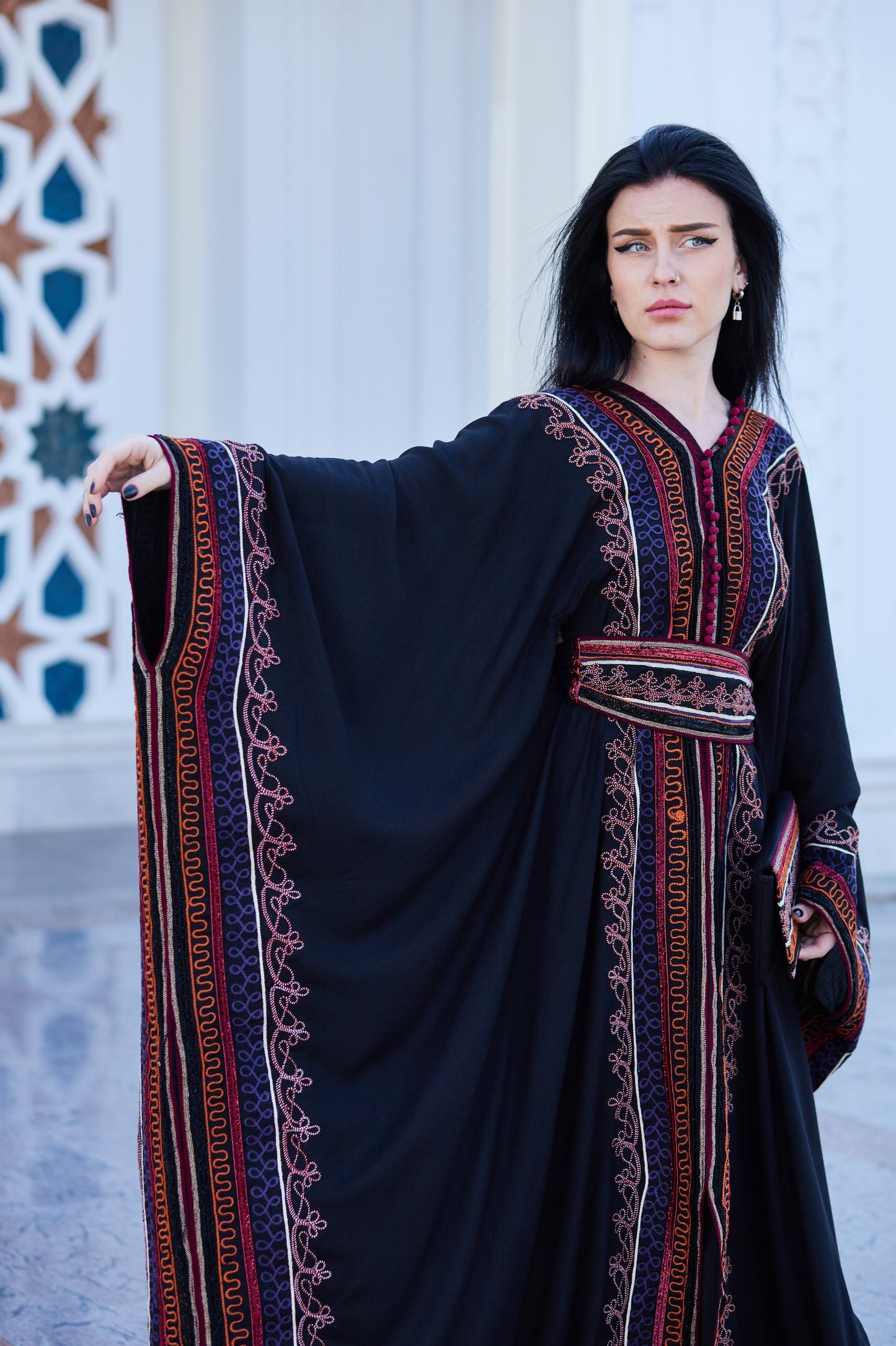 Black Marrakech Kaftan