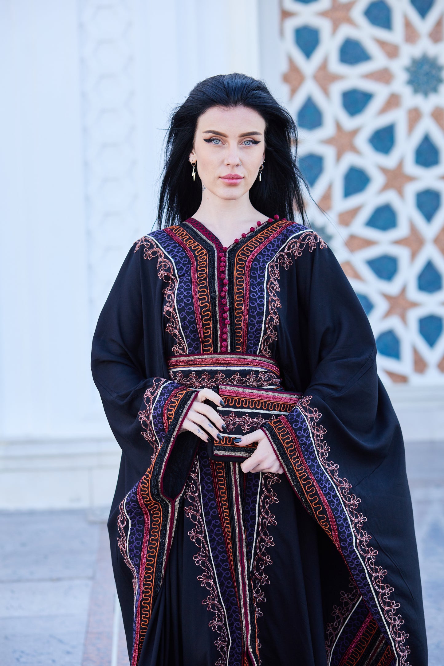 Black Marrakech Kaftan