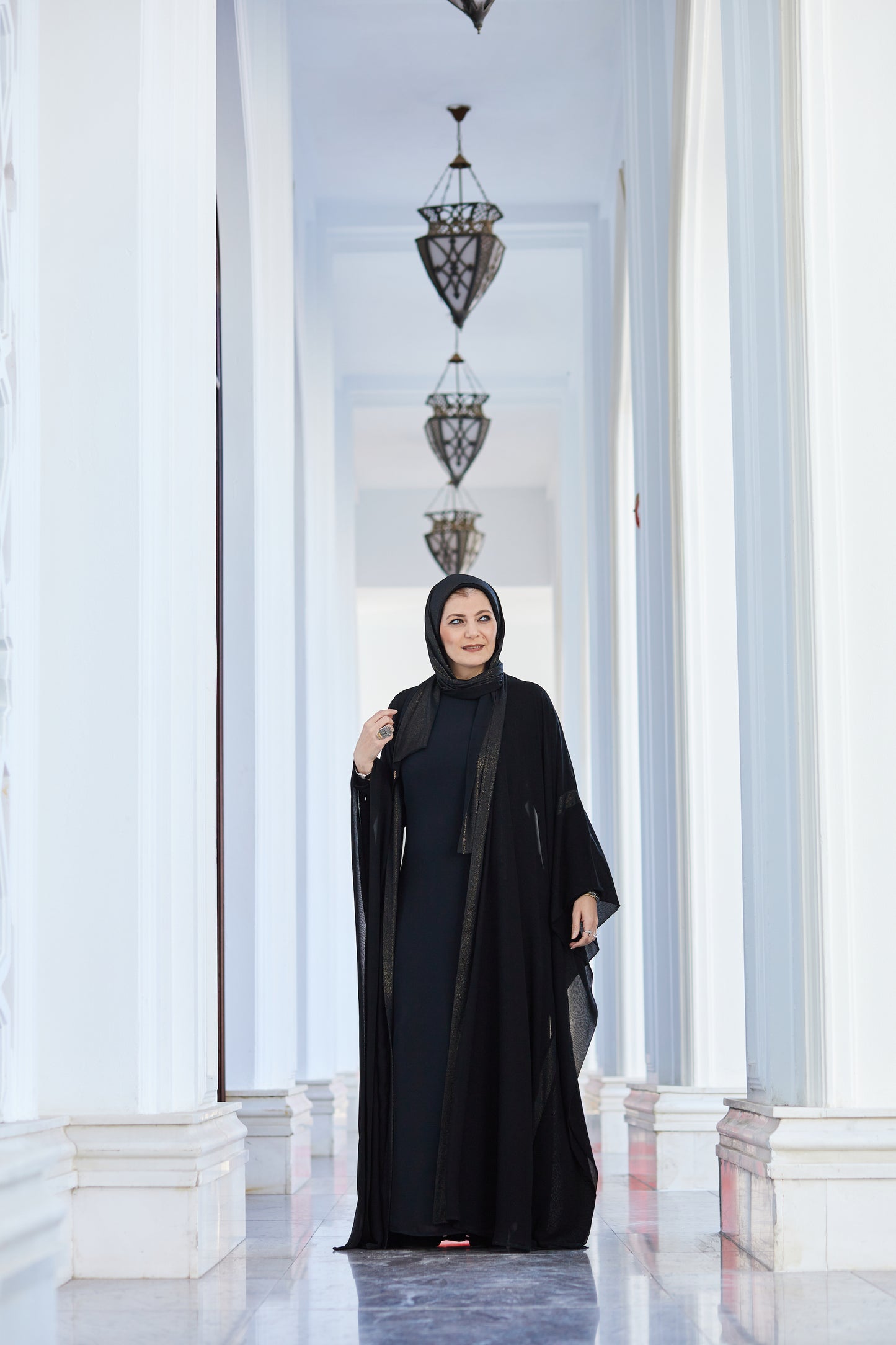 Luxury Black Kaftan