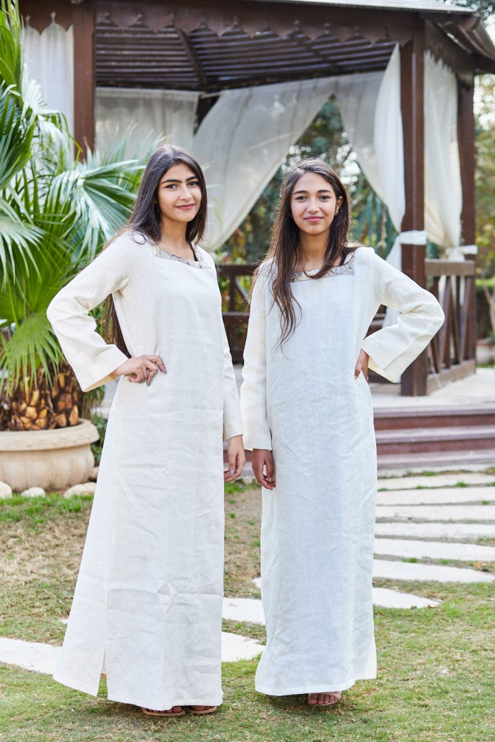 المراهقين الكتان الجلباب