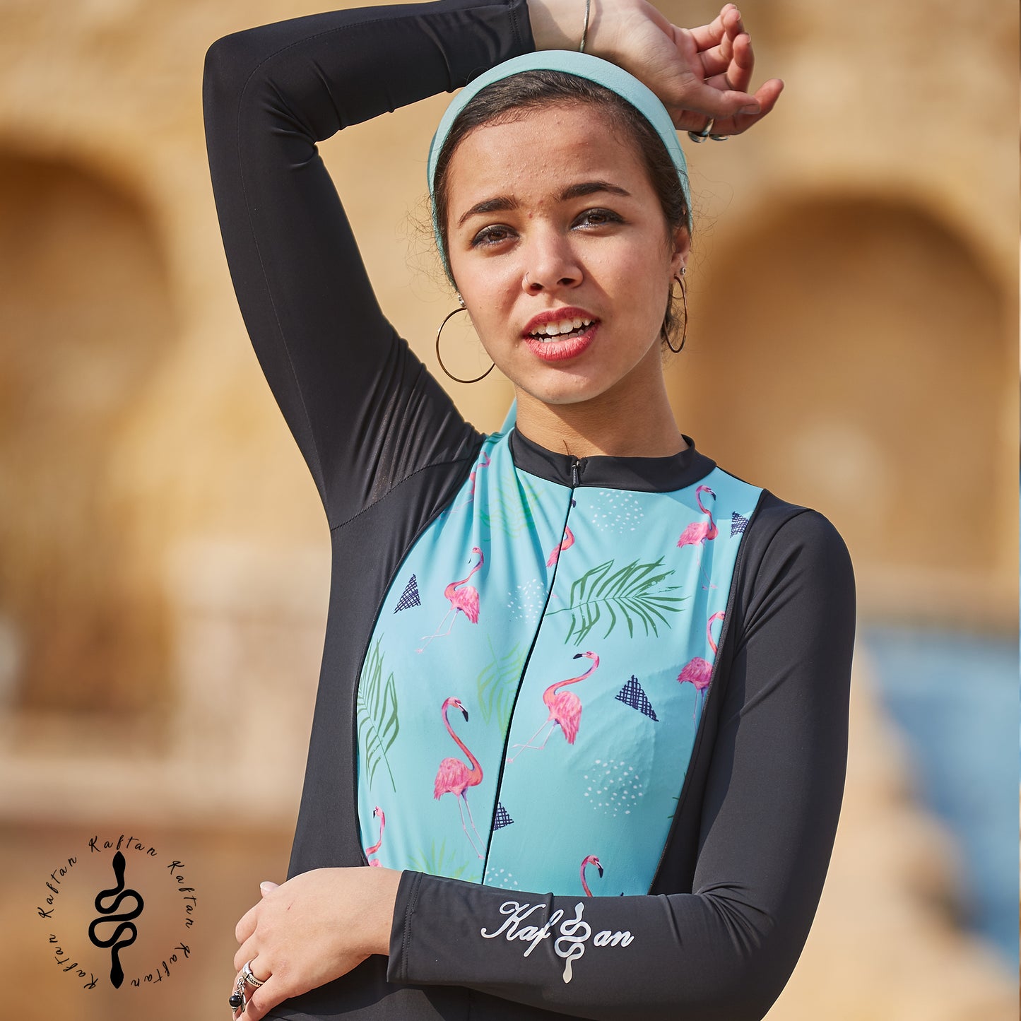 The Front-pattern Skirt Burkini