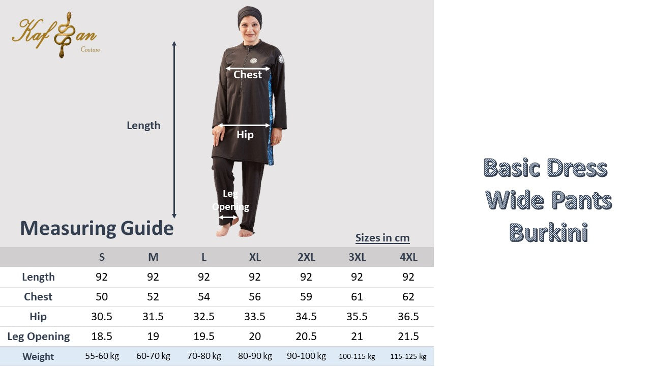 The B&W Midi-dress Burkini