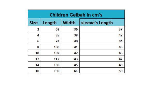 Kids Gelbab