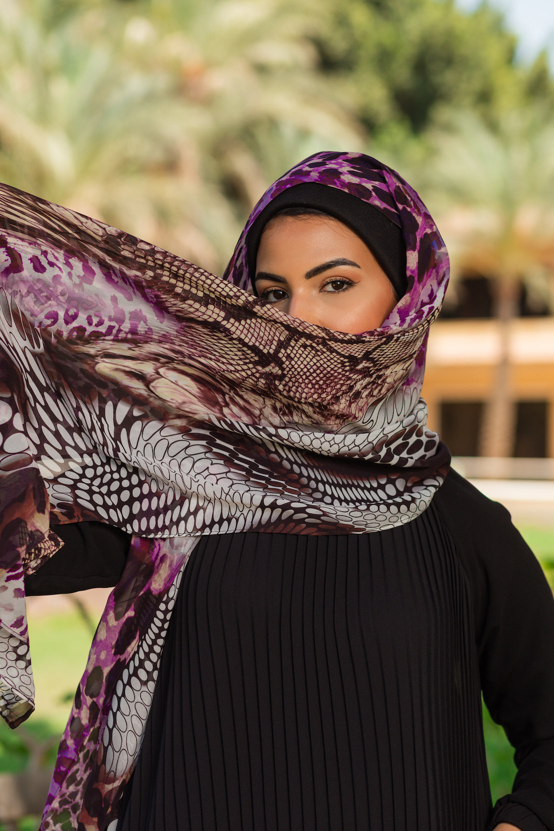 The Pink Python Scarf – Kaftanegypt