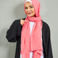 Watermelon Linen Scarf