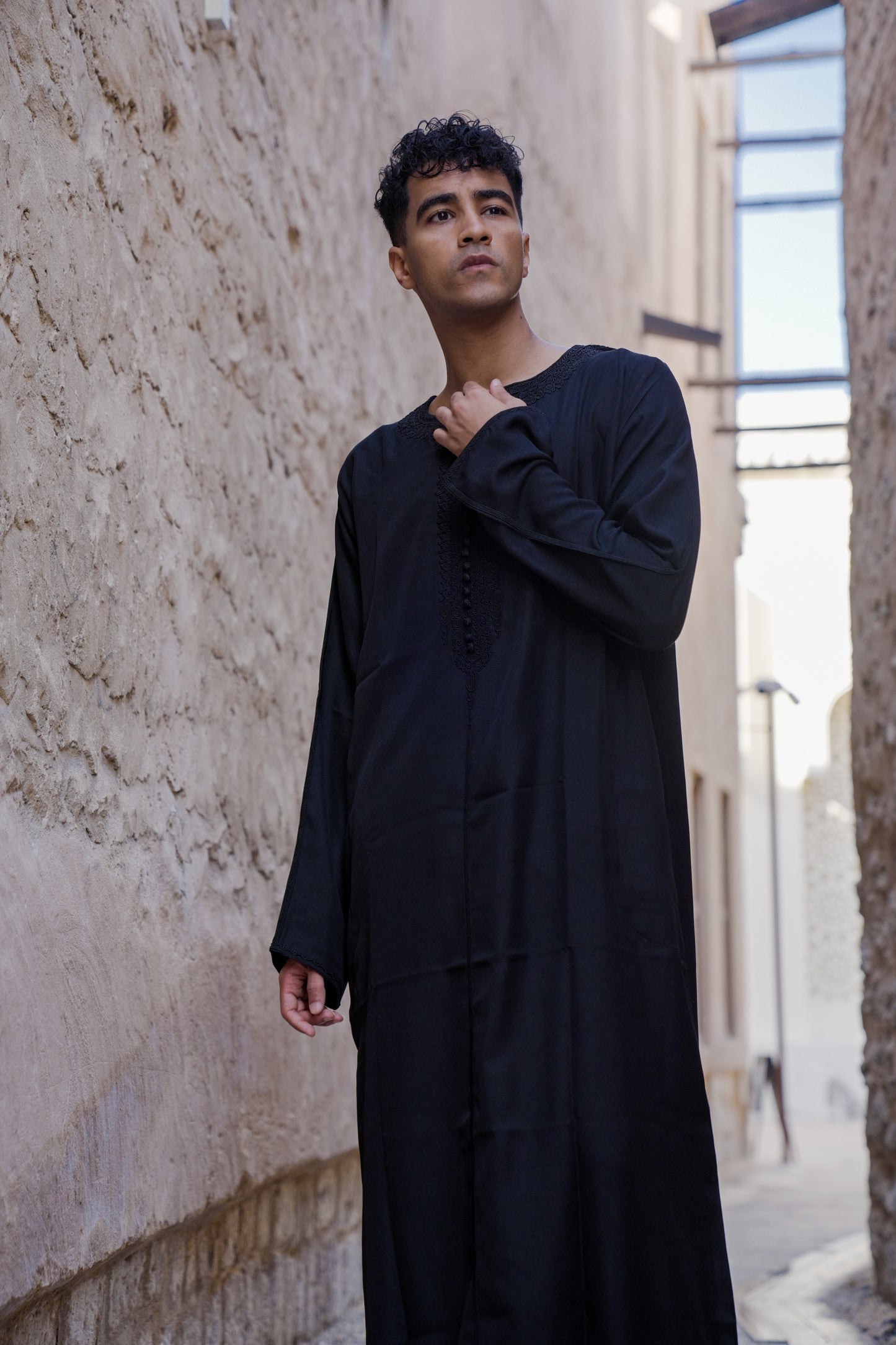 Lumière Linen Embroidered Gelbab ✨