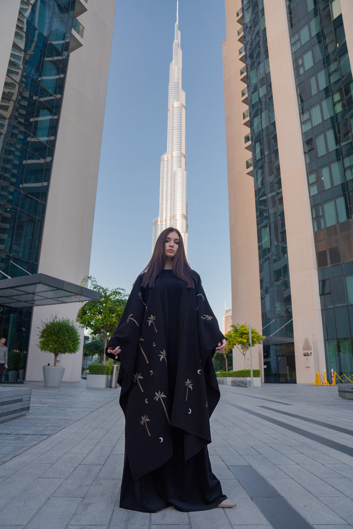 Noir Eclipse Wool Kaftan Vest ✨