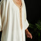 Beige Handmade Embroidered Men Gelbab
