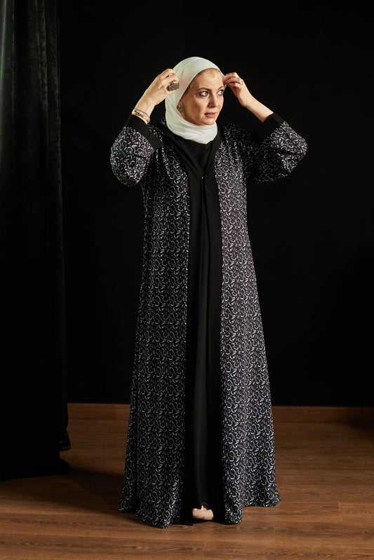 The Timeless Grace Abaya and Scarf