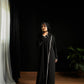 The Infinite Elegance Black Abaya and Scarf