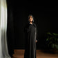 The Infinite Elegance Black Abaya and Scarf