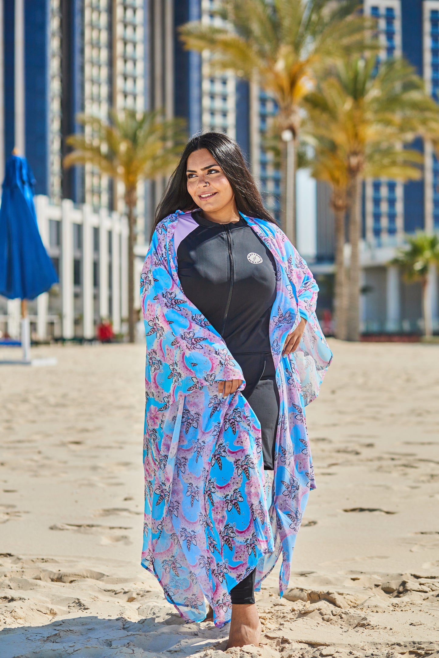 Pink Paradise Kaftan Cache