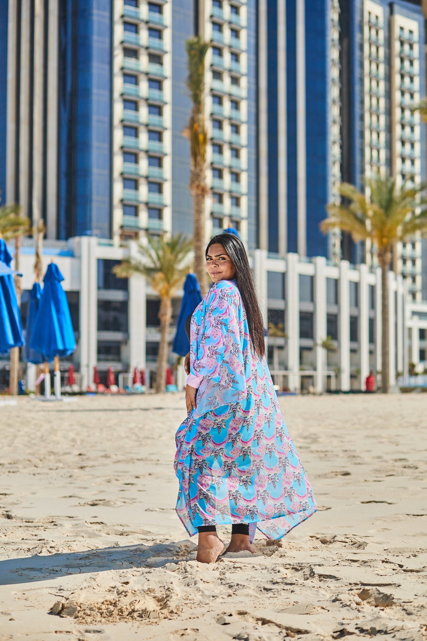 Pink Paradise Kaftan Cache