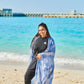 The Glitches Short Sleeves Skirt Burkini