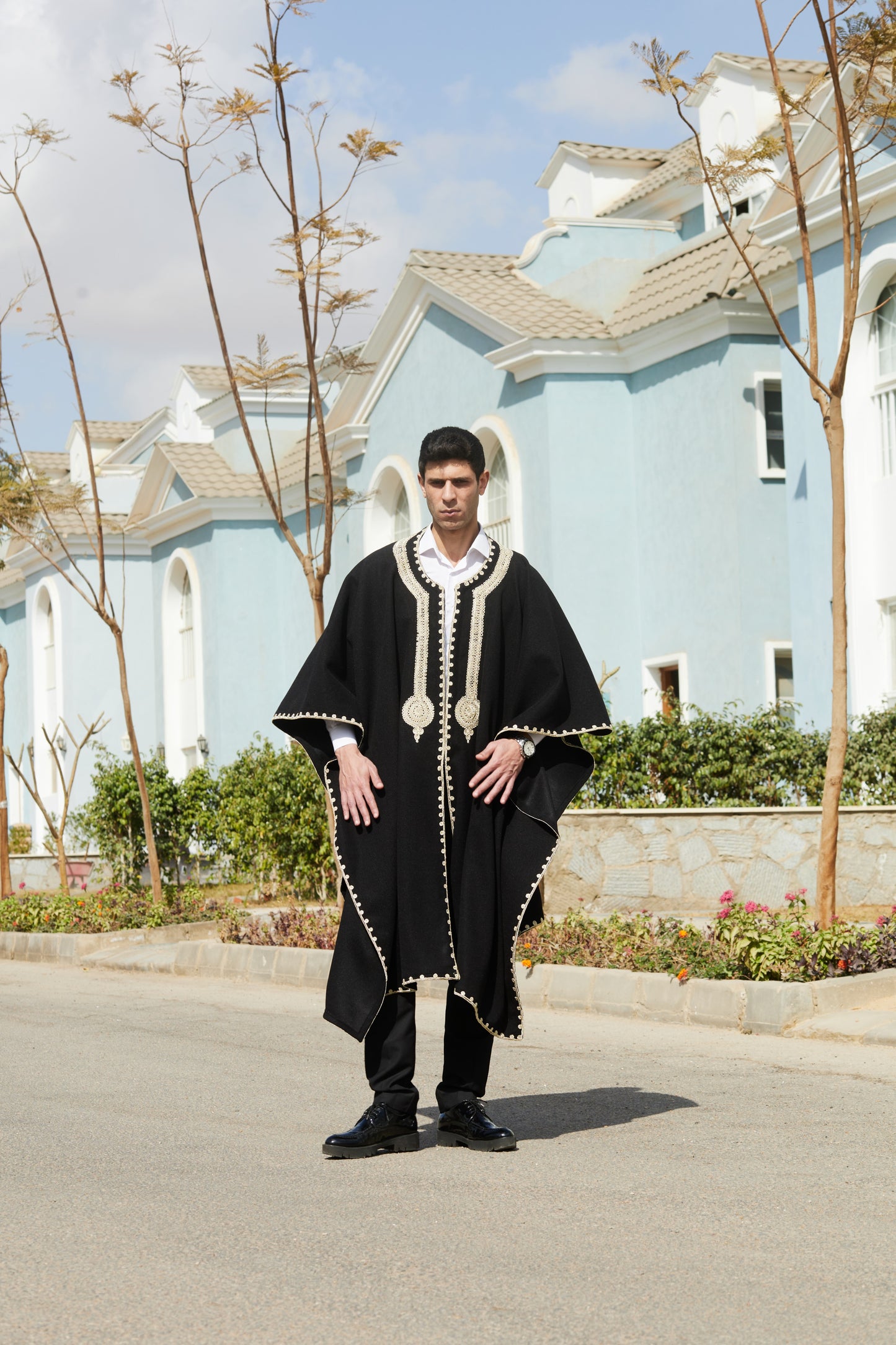 TUAREG Noire THERMAL Kaftan Cape ✨