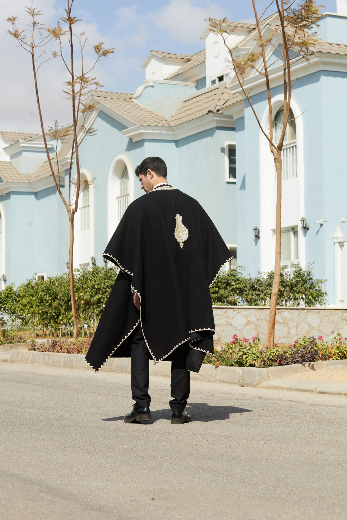 TUAREG Noire THERMAL Kaftan Cape ✨