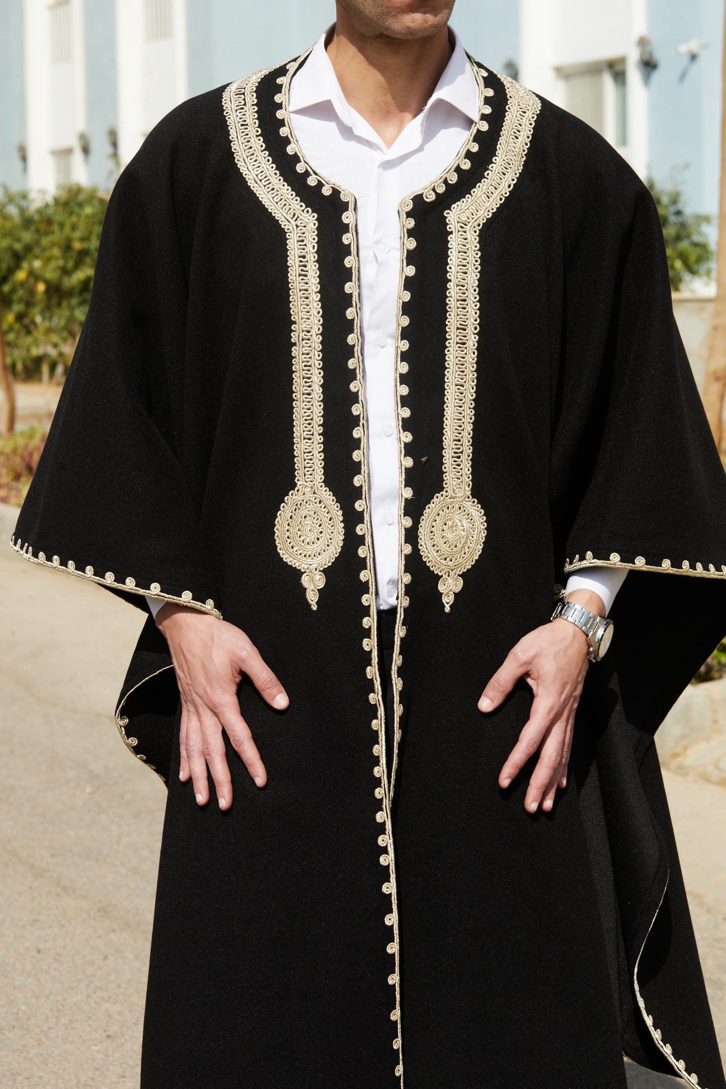 TUAREG Noire THERMAL Kaftan Cape ✨