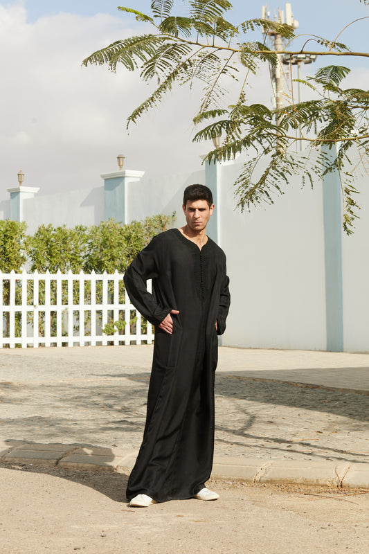 Lumière Linen Embroidered Gelbab ✨