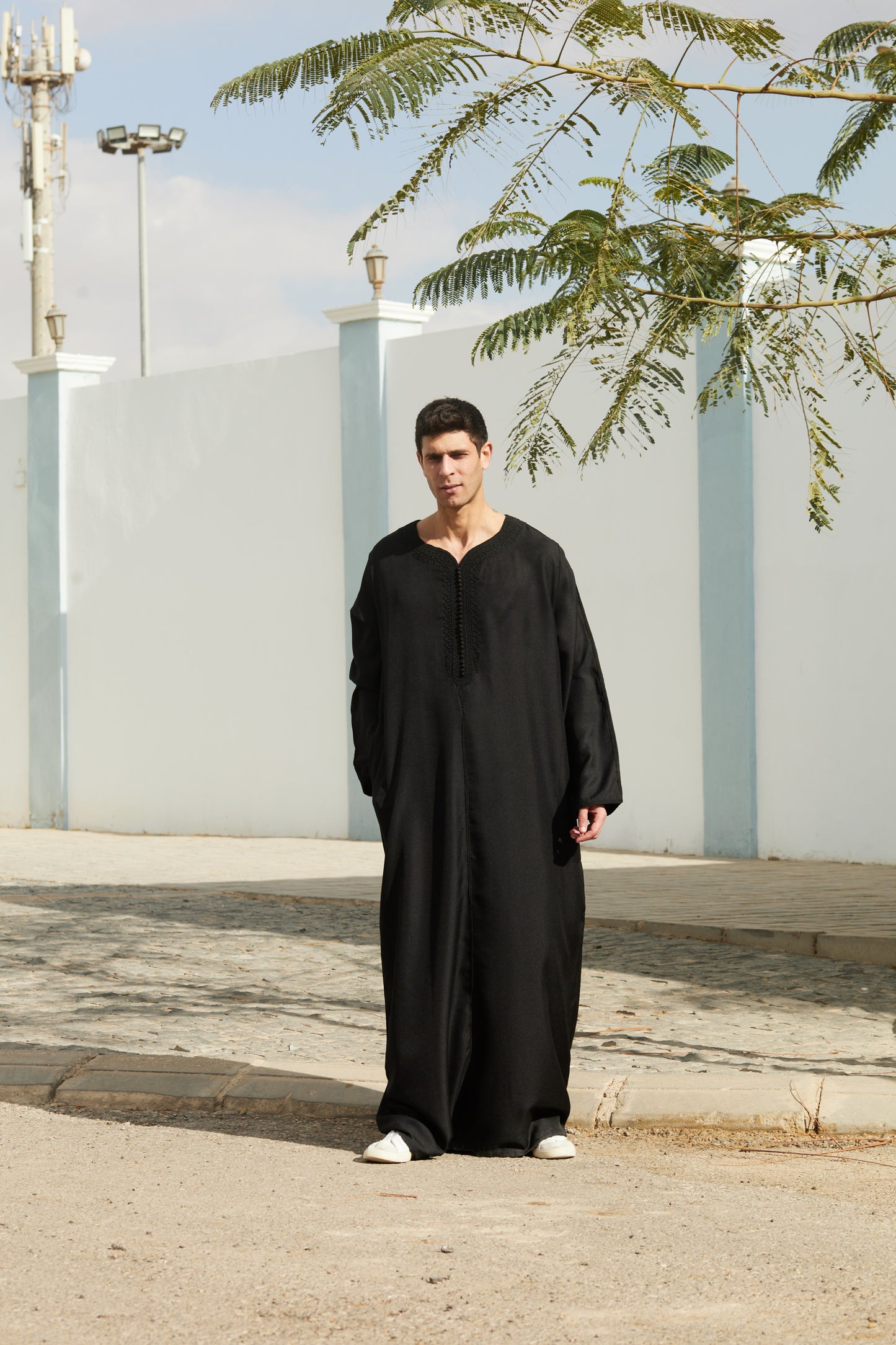 Lumière Linen Embroidered Gelbab ✨