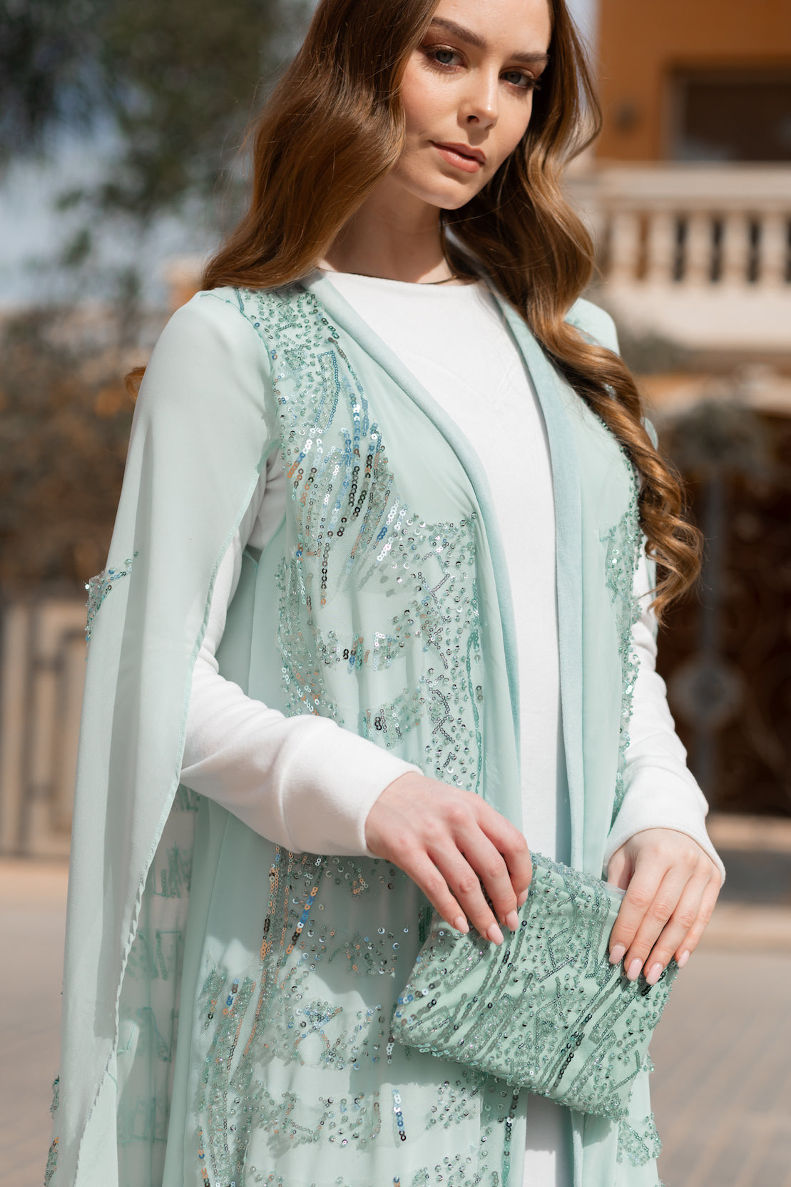 Her's Kaftan in Mint