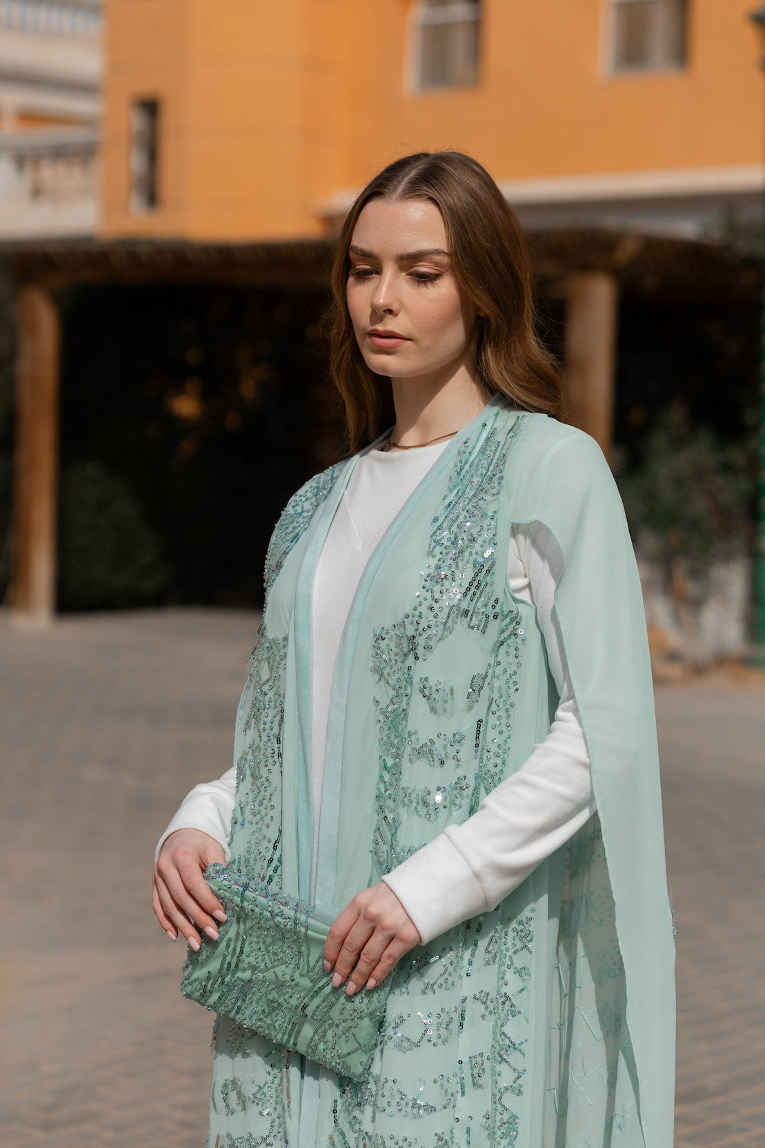 Her's Kaftan in Mint