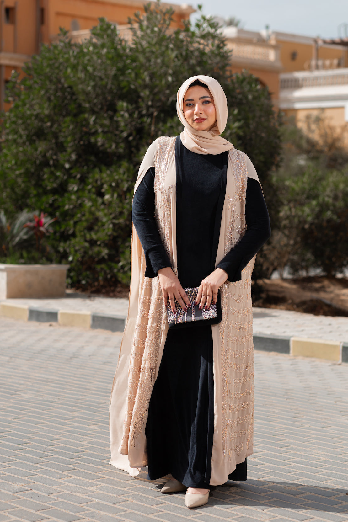 Her's Kaftan in Nude