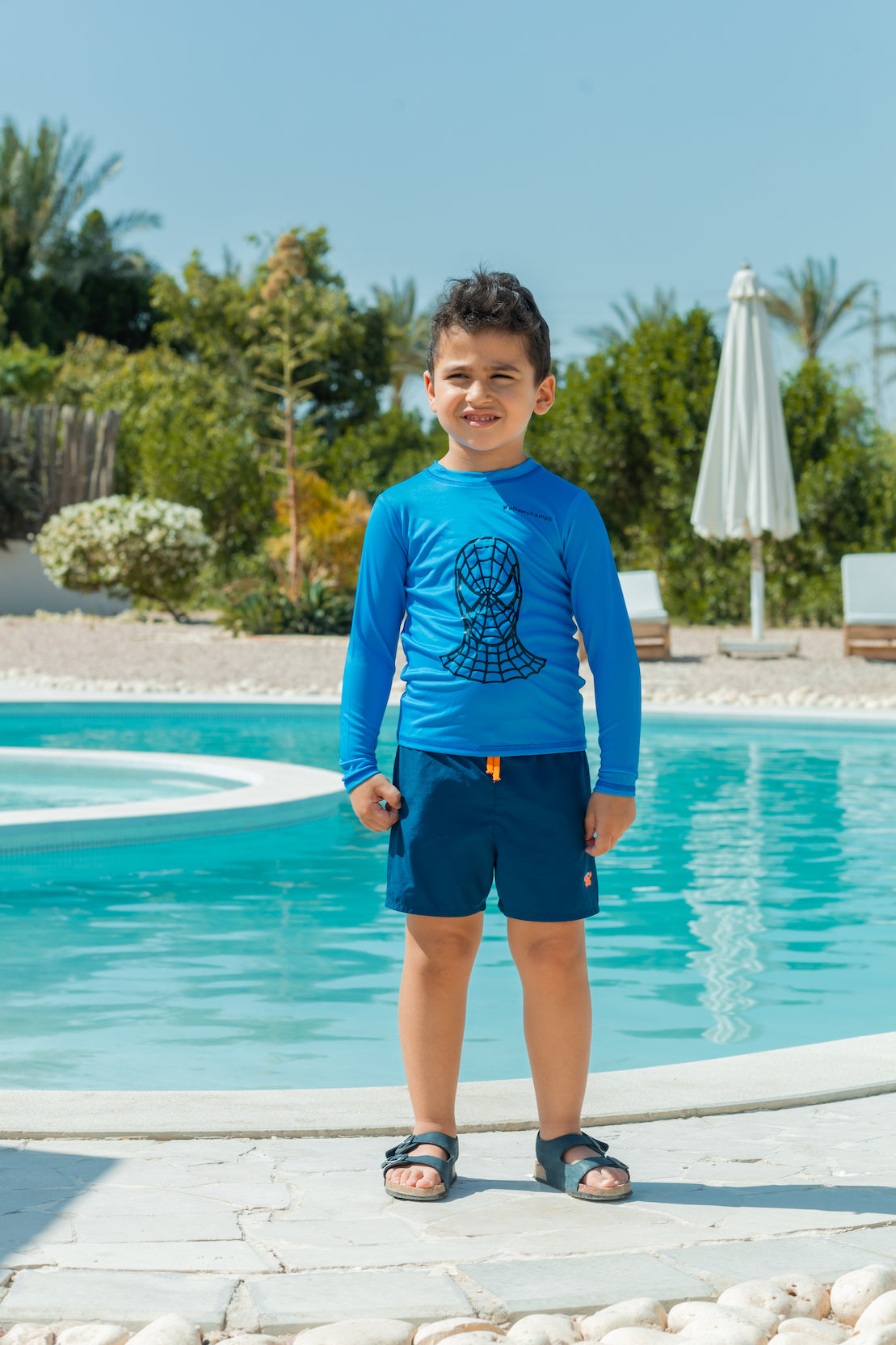 Boys Blue Rash Guard