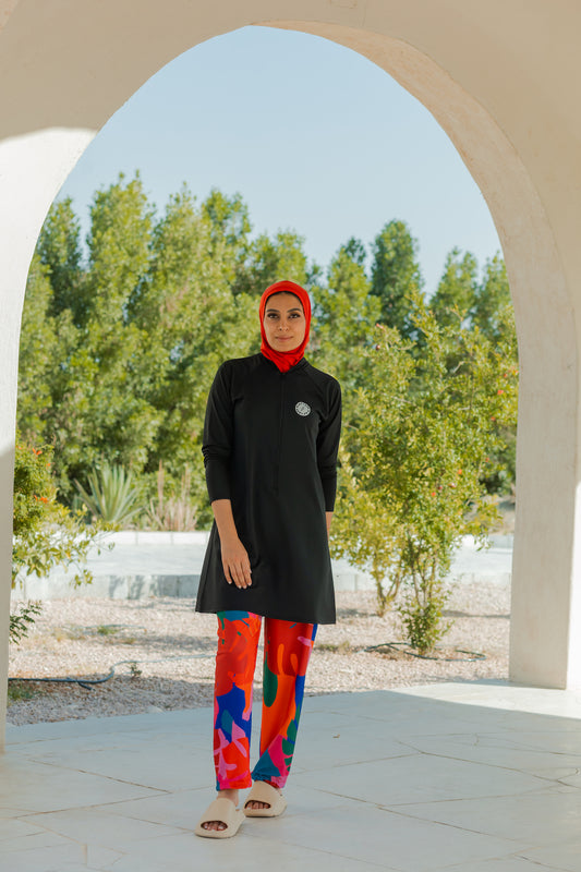 مجموعة كاملة من اللباس عارية بوركيني