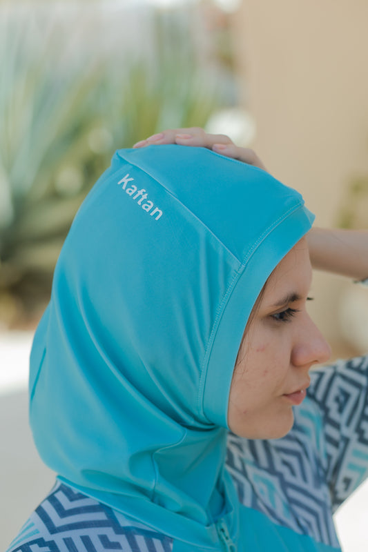 Turquoise Swimming Hijab