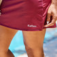 Burgundy Kaftan Dotté Skirt Only