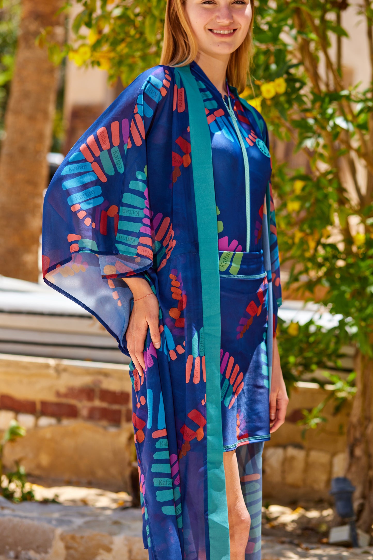 Long kaftan Afrowave Cache