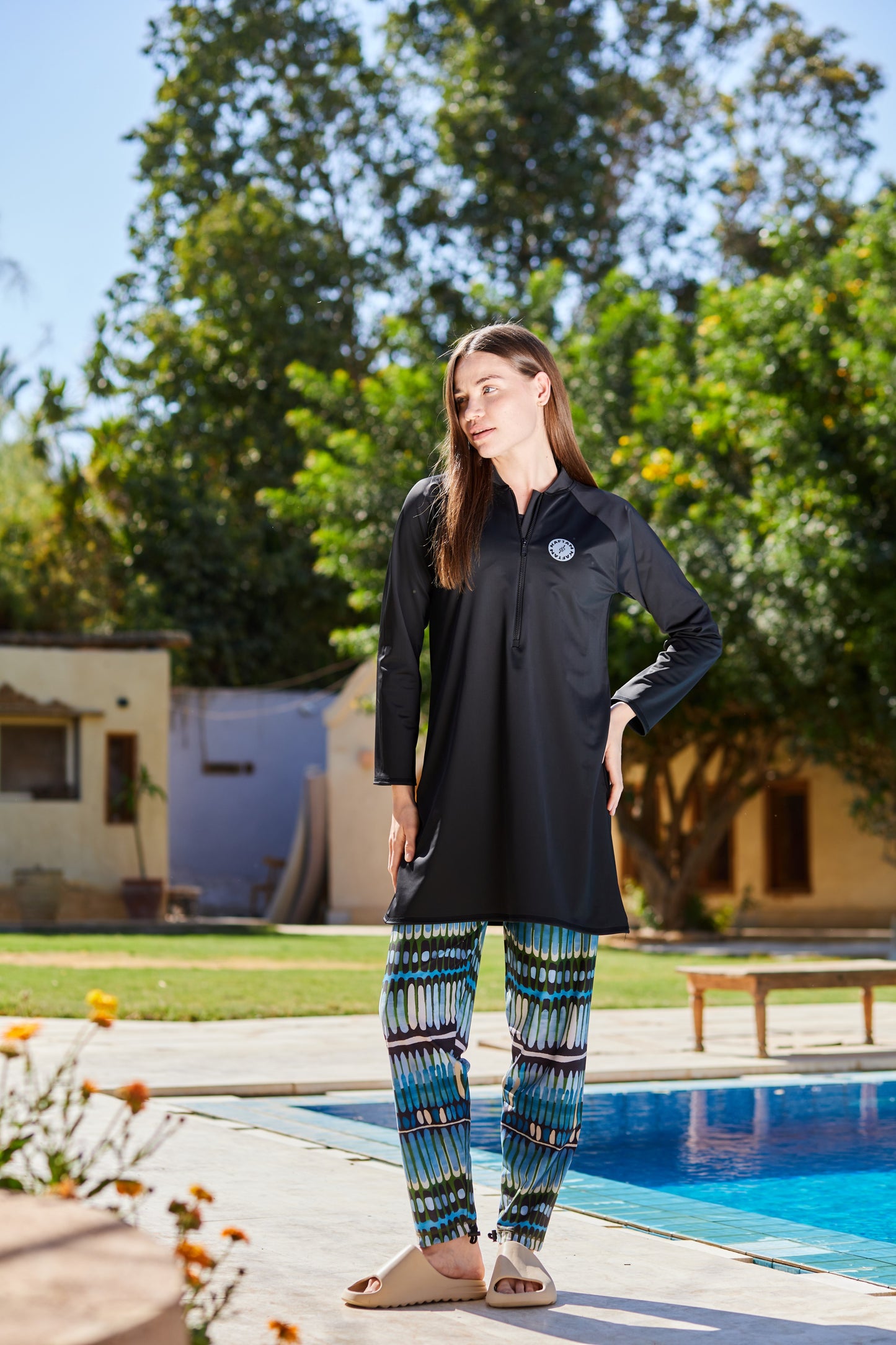 Blue Savanna Dress Burkini FULL SET