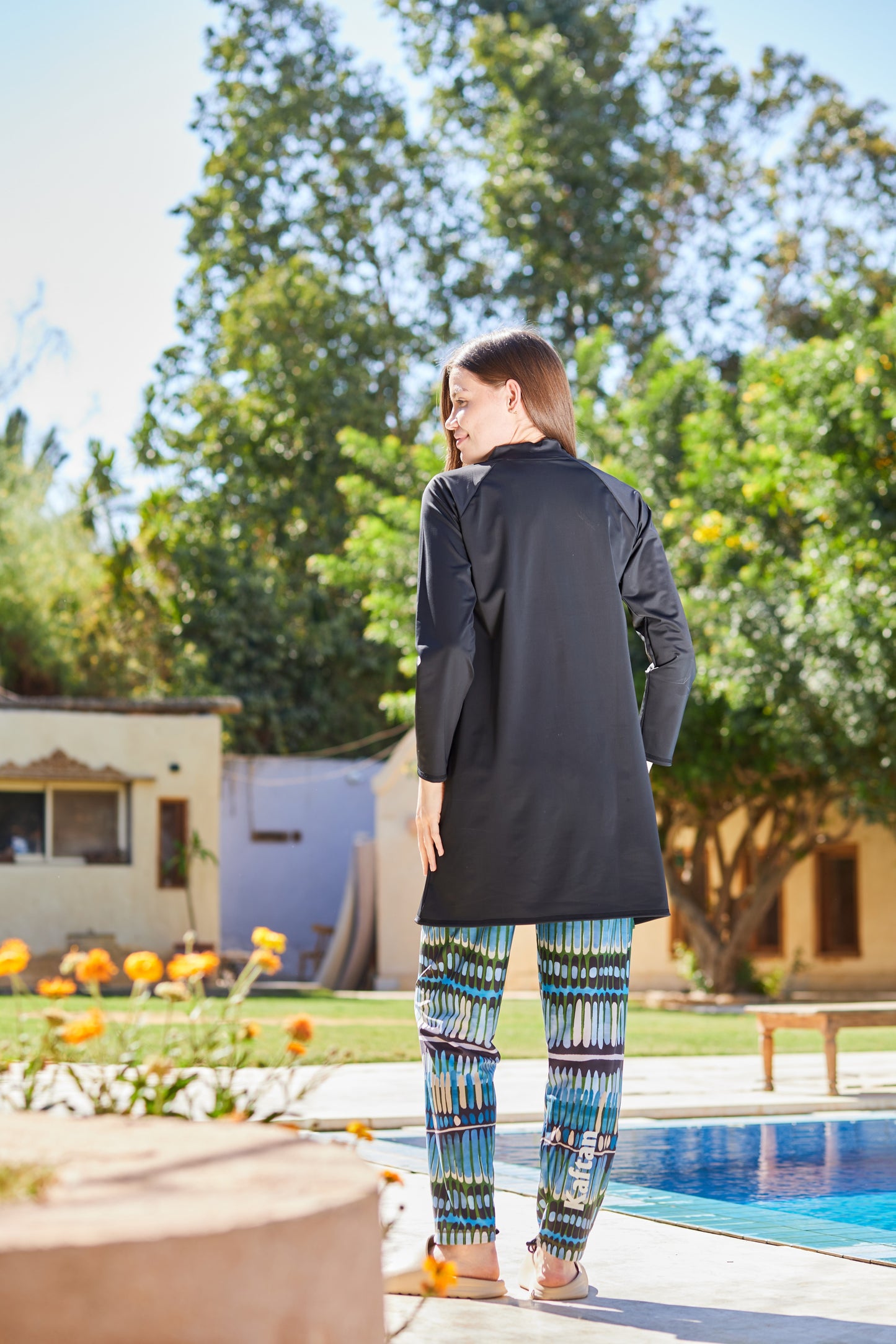 Blue Savanna Dress Burkini FULL SET