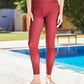 Burgundy Kaftan Dotté Pants Only