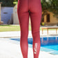 Burgundy Kaftan Dotté Pants Only