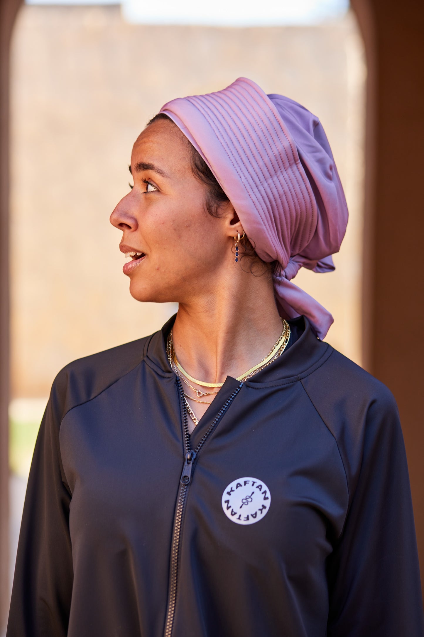Pink Swimming Turban