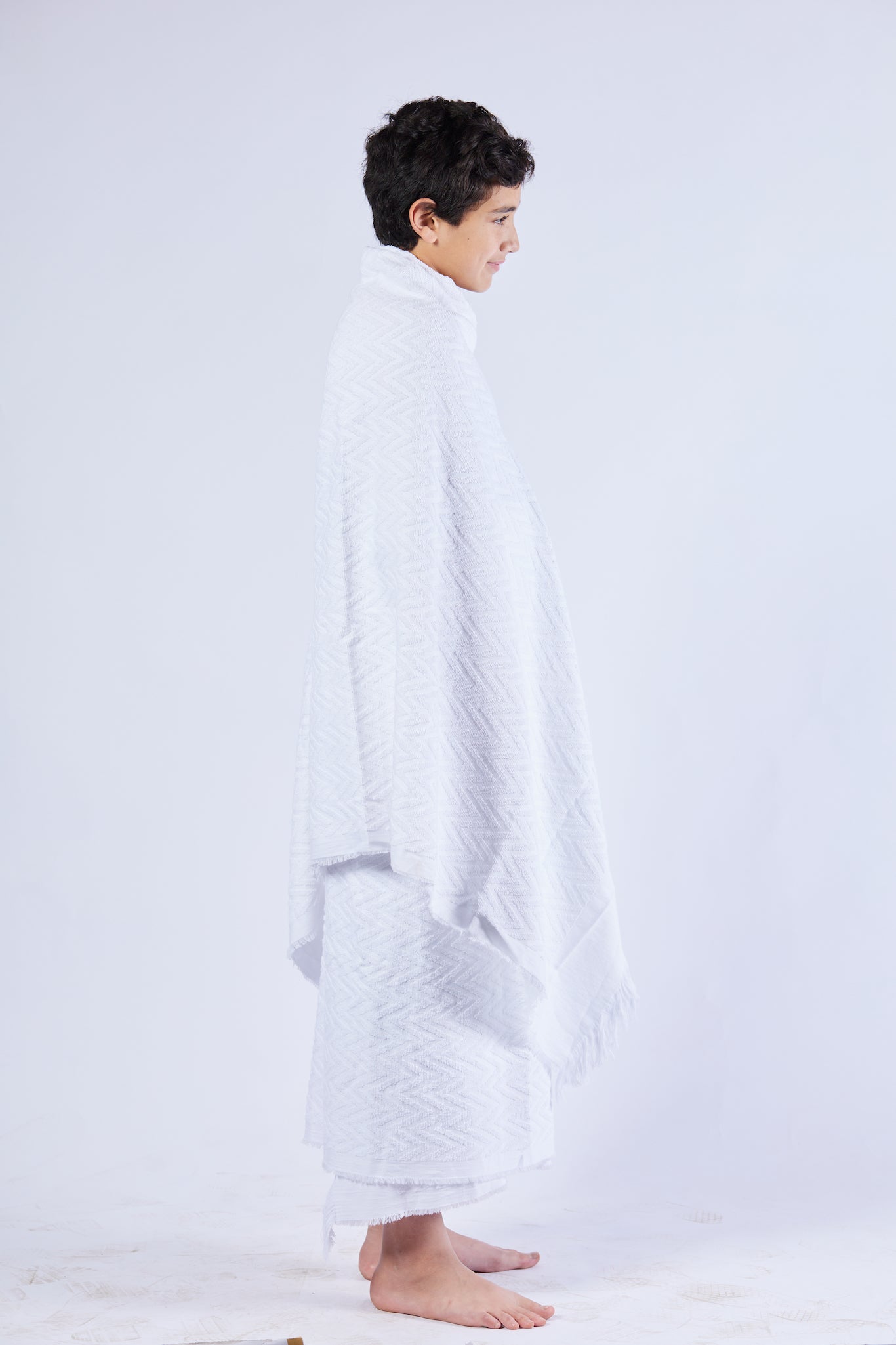 Kids Zig-Zag Ihram Set (With Plungers)