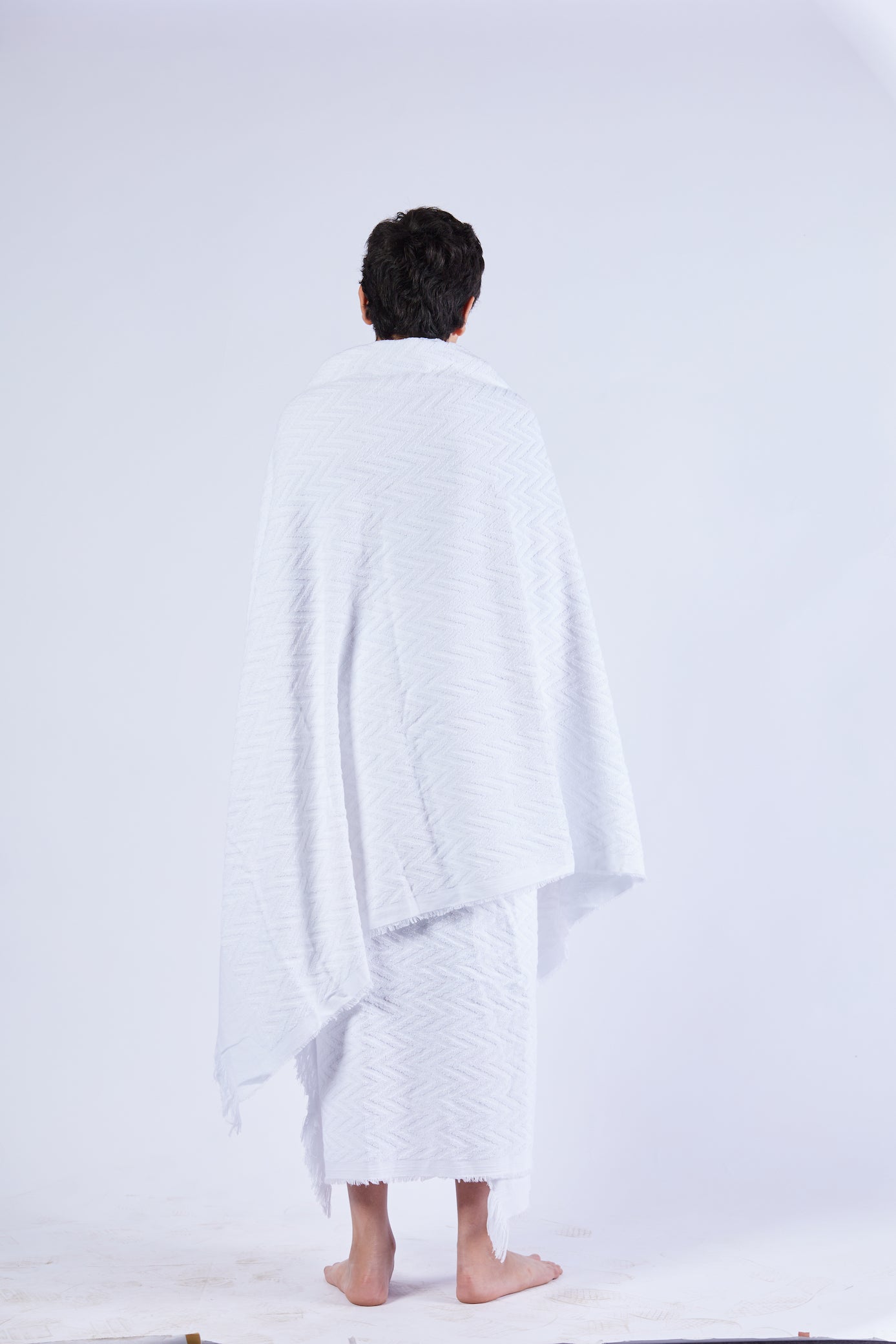 Kids Zig-Zag Ihram Set (With Plungers)