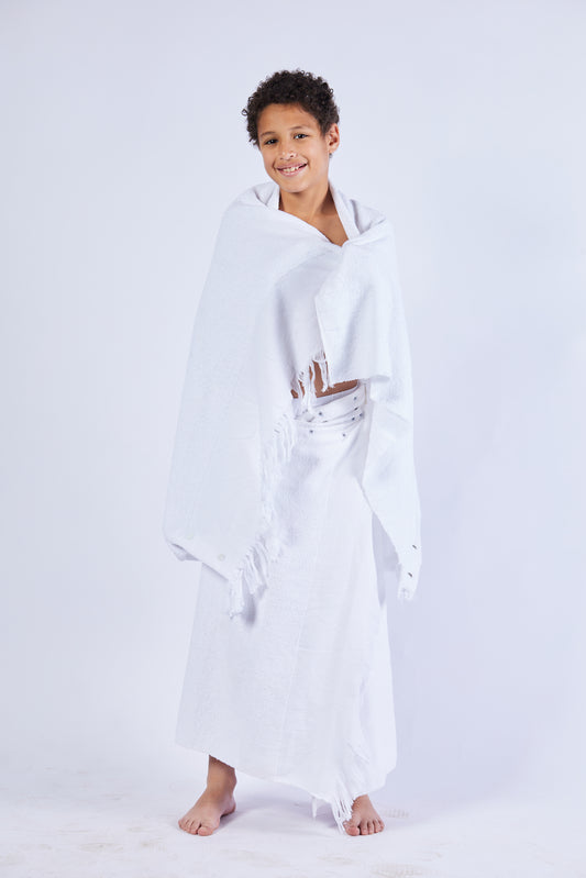 Kids Basic Ihram Set (With Plungers)